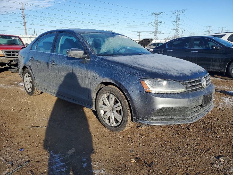 2017 Volkswagen Jetta VIN 3VW2B7AJ5HM413069 COPART salvage auction — REAR END, Il - Salvage Certificate, sold $1,800 on 2026-07-09 (photo 4)