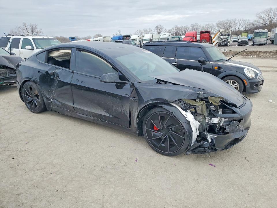 2026 Tesla Model 3 VIN 5YJ3E1ET1TF131158 COPART salvage auction — ALL OVER, Wv - Salvage Certificate, sold $14,600 on 2026-07-28 (photo 4)