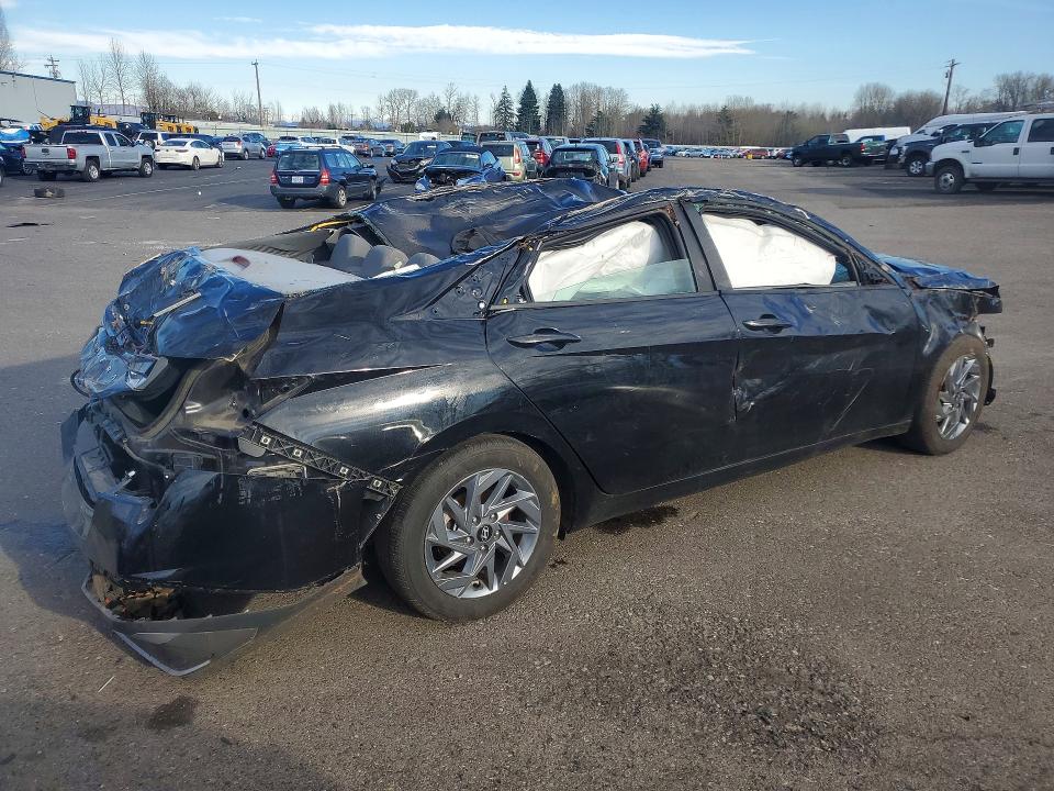 2024 Hyundai Elantra VIN KMHLM4DG2RU750467 COPART salvage auction — ROLLOVER, Or - Salvage Title Certificate, sold $2,319 on 2026-07-20 (photo 3)