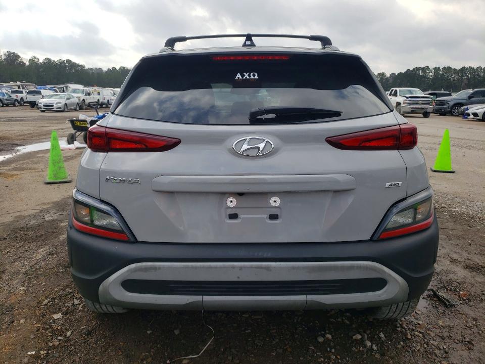 2022 Hyundai Kona VIN KM8K6CAB3NU901187 COPART salvage auction — FRONT END, Ms - Cert Of Title-Salvaged, sold $2,650 on 2026-07-10 (photo 6)