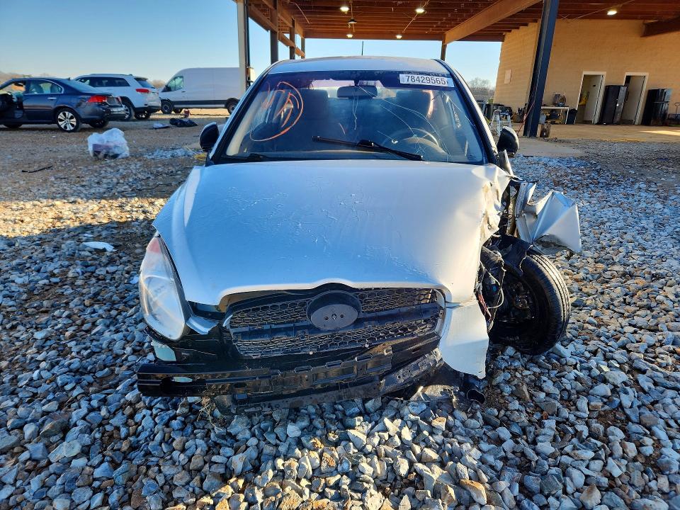 2011 Hyundai Accent VIN KMHCM3ACXBU198346 COPART salvage auction — FRONT END, Al - Cert Of Title-Salvage Title, sold $200 on 2026-07-08 (photo 5)