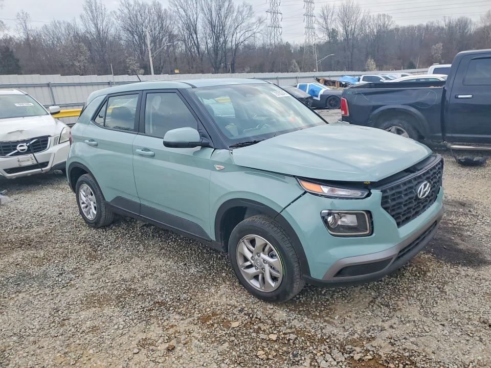 2026 Hyundai Venue VIN KMHRB8A39TU451753 COPART salvage auction — FRONT END, Tn - Salvage Certificate, sold $2,750 on 2026-07-07 (photo 4)