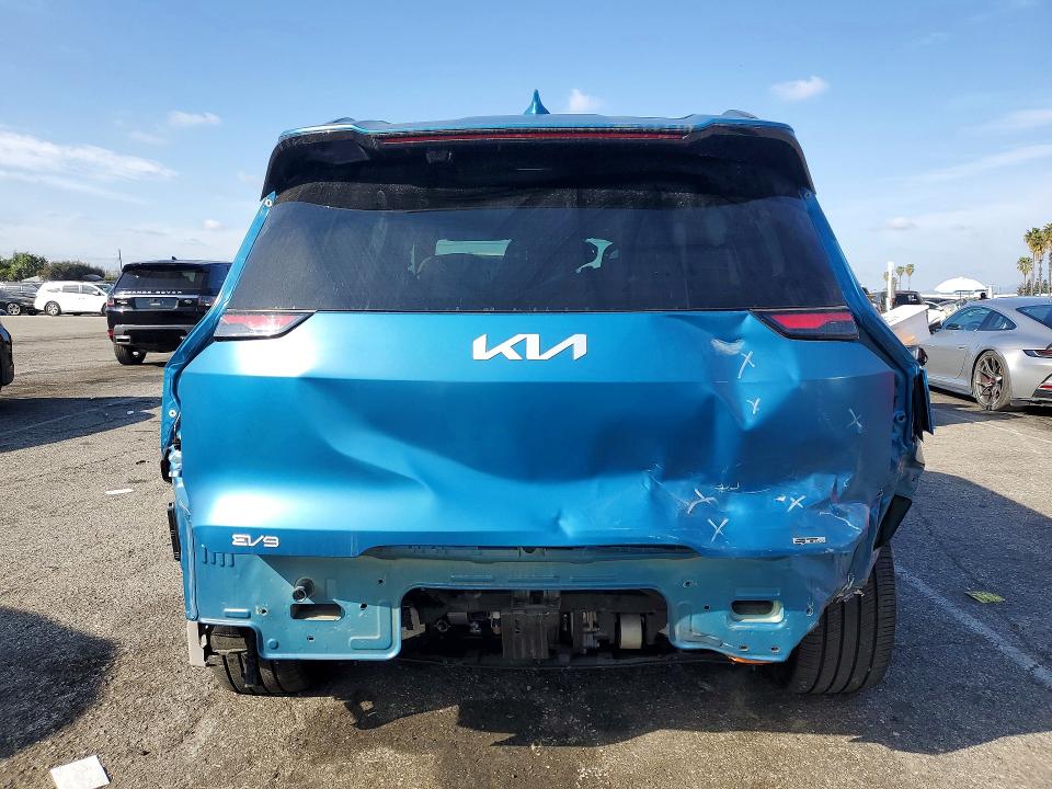 2024 Kia Ev9 VIN KNDAEFS56R6031720 COPART salvage auction — REAR END, Ca - Salvage Certificate, sold $17,800 on 2026-07-02 (photo 6)