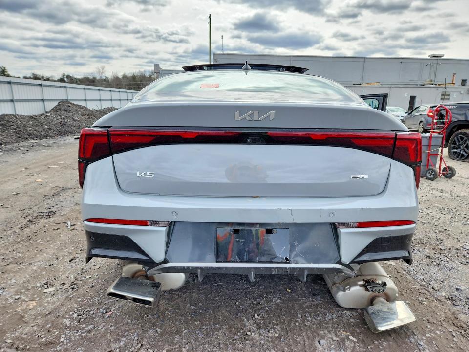 2025 Kia K5 VIN KNAG44J87S5326279 COPART salvage auction — FRONT END, VA - CERT OF TITLE - SALVAGE, sold $3,000 on 2026-07-08 (photo 6)