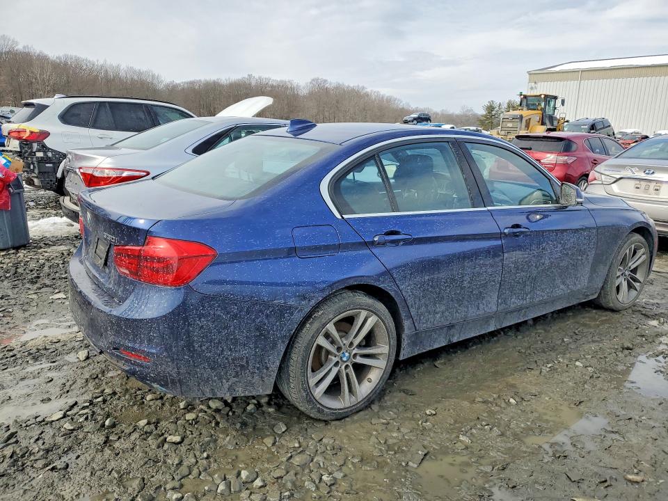 2018 BMW 3er VIN WBA8D9G54JNU72281 COPART salvage auction — SIDE, NJ - CERT OF TITLE-SALVAGE, sold $5,600 on 2026-07-27 (photo 3)