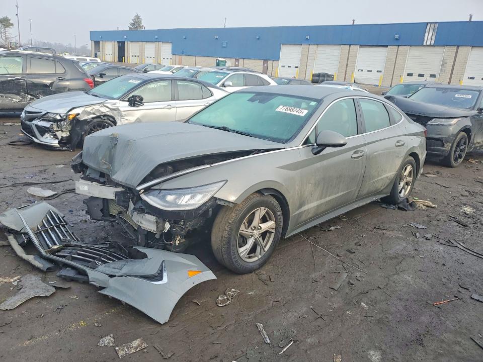 2021 Hyundai Sonata VIN 5NPEG4JAXMH081159 COPART salvage auction — FRONT END, Mi - Scrap Certificate Of Title, sold $1,750 on 2026-07-07 (photo 1)