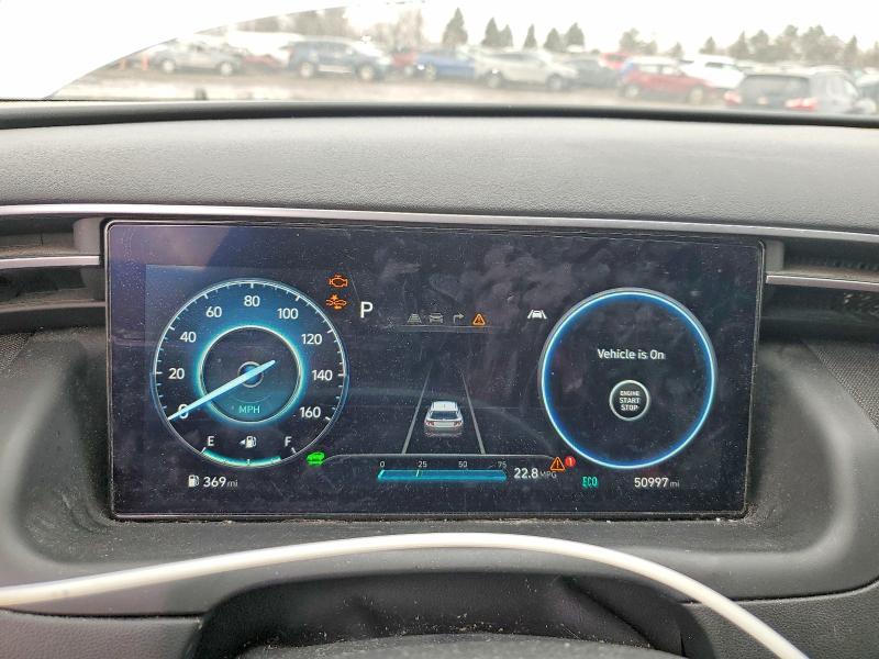 2023 Hyundai Tucson VIN KM8JFCA18PU096034 COPART salvage auction — FRONT END, Il - Salvage Certificate, sold $9,700 on 2026-07-09 (photo 9)
