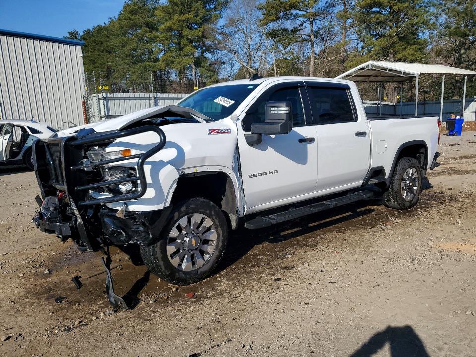 2024 Chevrolet Silverado VIN 1GC4YME7XRF327037 COPART salvage auction — FRONT END, GA - CERT OF TITLE-SALVAGE, sold $14,800 on 2026-07-31 (photo 1)