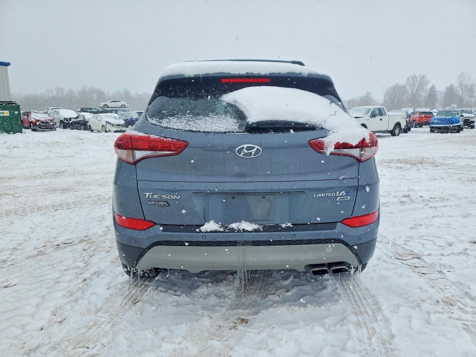 2017 Hyundai Tucson VIN KM8J3CA20HU303731 COPART salvage auction — NORMAL WEAR, Nh - Certificate Of Title, sold $1,950 on 2026-07-22 (photo 6)