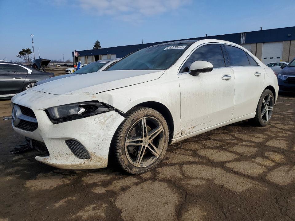 2019 Mercedes-benz A-klasse VIN WDD3G4FB0KW010882 COPART salvage auction — FRONT END, Wv - Salvage Certificate, sold $4,050 on 2026-07-24 (photo 1)
