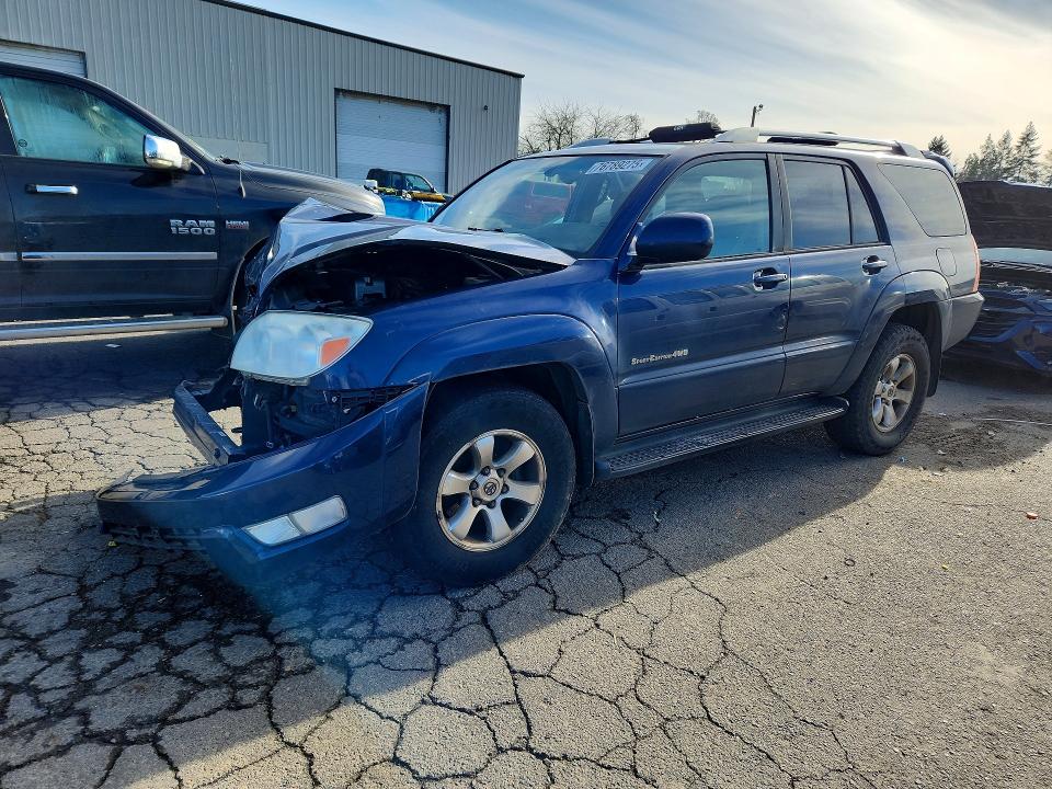 2005 Toyota 4runner VIN JTEBT14R758024265 COPART salvage auction — FRONT END, Or - Lien Papers Salvage, sold $175 on 2026-07-27 (photo 1)