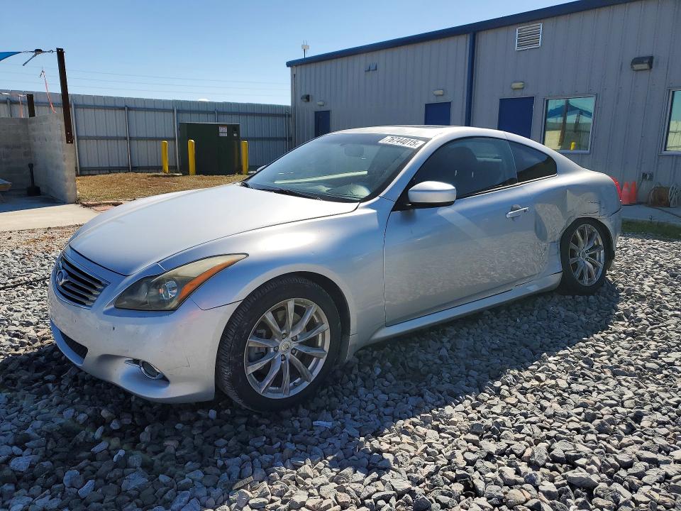2013 Infiniti G VIN JN1CV6EK4DM920551 COPART salvage auction — SIDE, Fl - Cert Of Title Slvg Rebuildable, sold $1,350 on 2026-07-07 (photo 1)