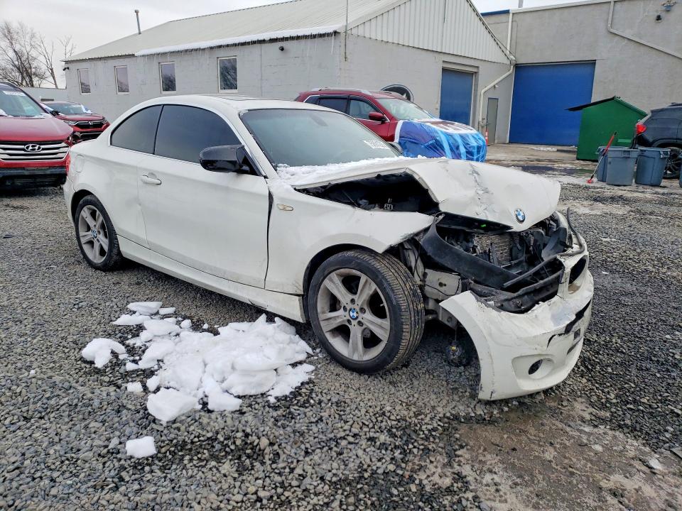 2012 BMW 1 series VIN WBAUP9C5XCVL91865 COPART salvage auction — FRONT END, Nj - Cert Of Title-Salvage, sold $450 on 2026-07-07 (photo 4)