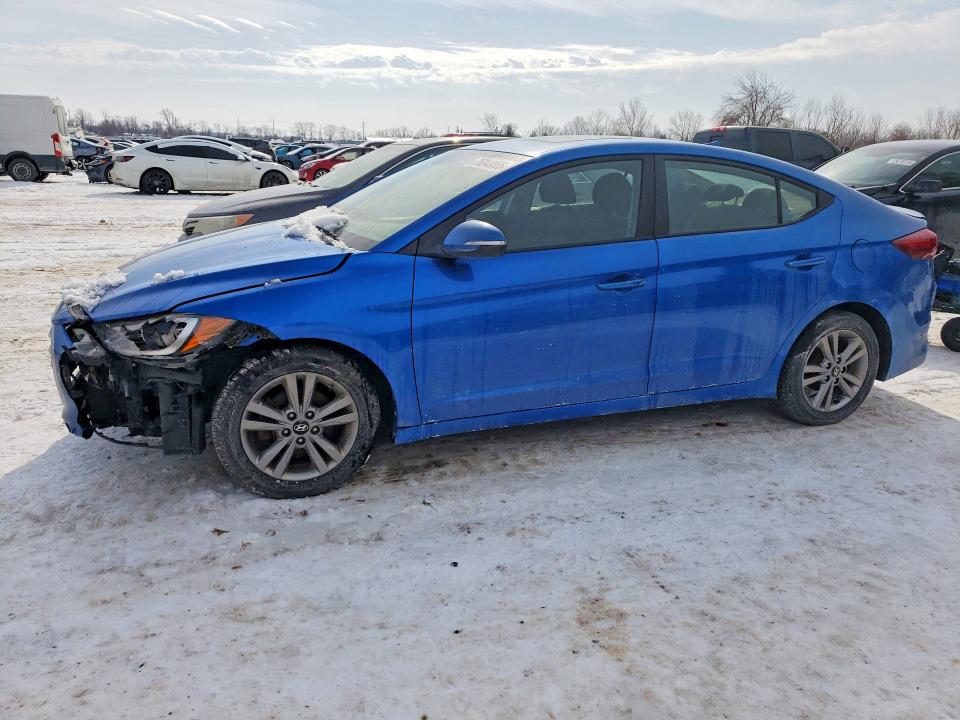 2018 Hyundai VIN KMHD84LF8JU685467 COPART salvage auction — FRONT END, ON - PERMIT SALVAGE, sold $150 on 2026-07-28 (photo 1)