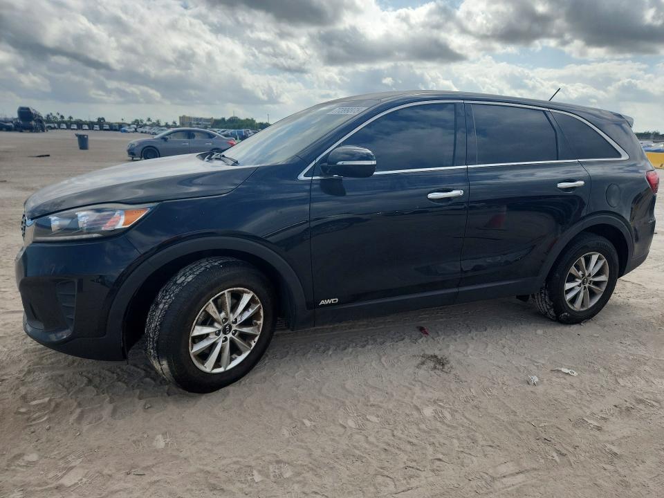 2019 Kia Sorento VIN 5XYPGDA31KG560455 COPART salvage auction — SIDE, Fl - Cert Of Title Slvg Rebuildable, sold $2,650 on 2026-07-06 (photo 1)