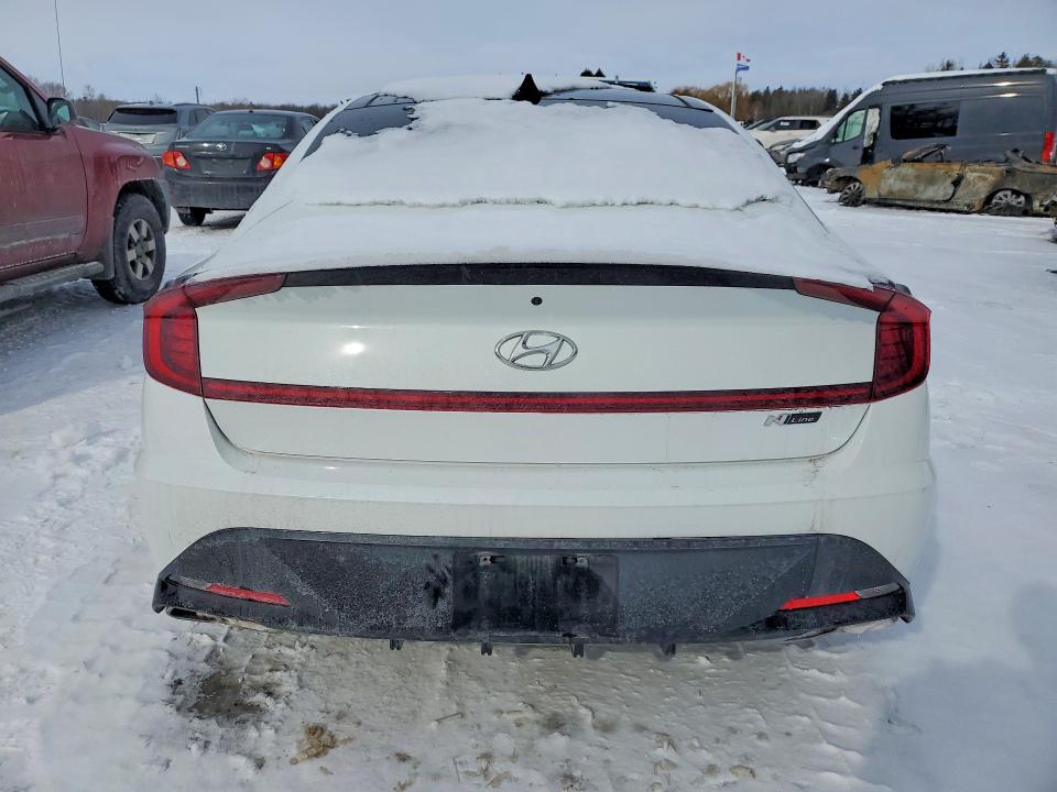 2021 Hyundai Sonata VIN 5NPEK4JC6MH099593 COPART salvage auction — Burn Engine, ON - NO TITLE AVAILABLE, sold $1,300 on 2026-07-14 (photo 6)