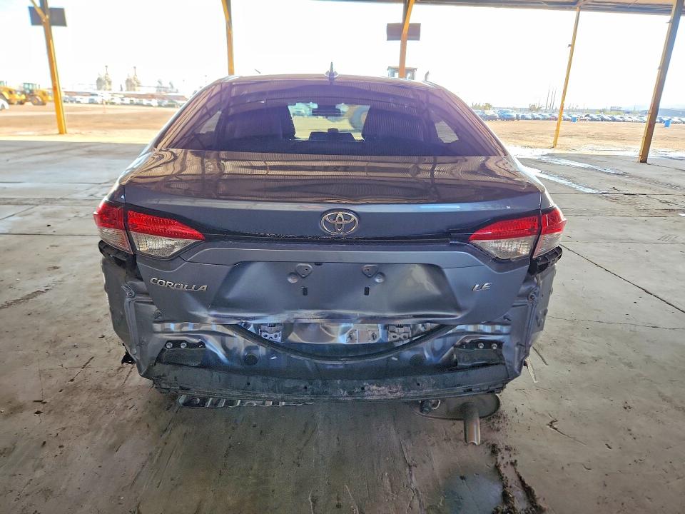 2020 Toyota Corolla VIN JTDEPRAE0LJ095772 COPART salvage auction — REAR END, Id - Salvage Certificate Of Title, sold $1,550 on 2026-07-22 (photo 6)