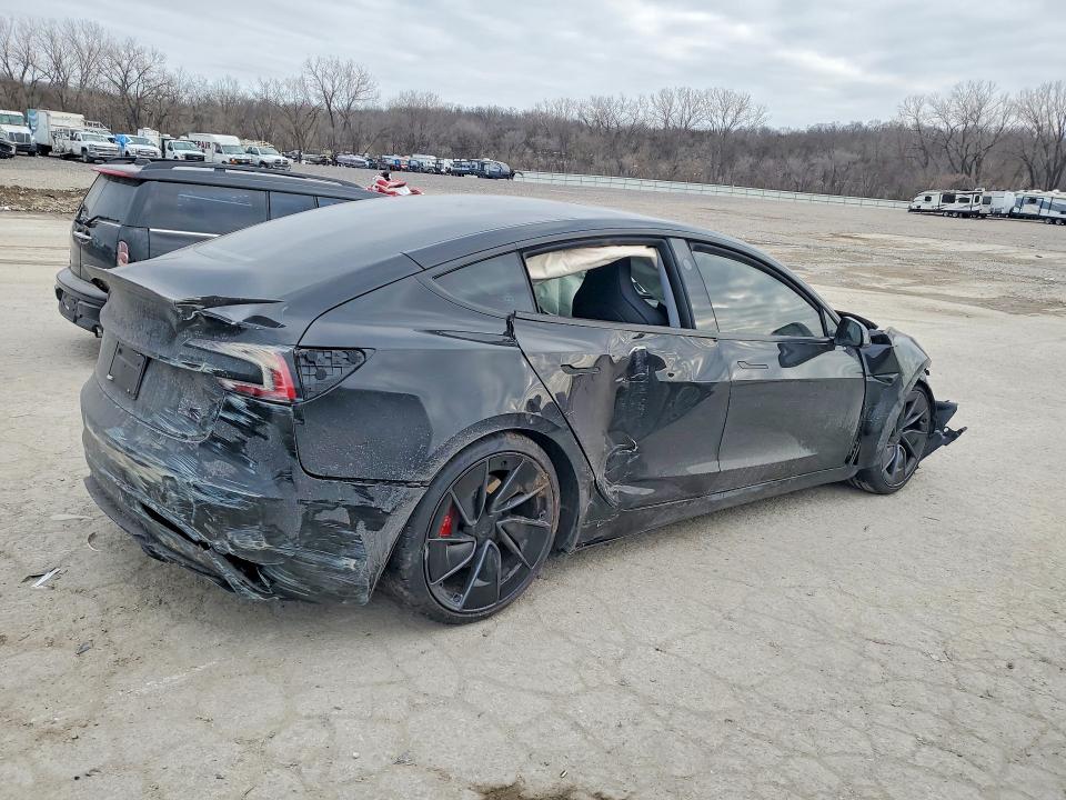 2026 Tesla Model 3 VIN 5YJ3E1ET1TF131158 COPART salvage auction — ALL OVER, Wv - Salvage Certificate, sold $14,600 on 2026-07-28 (photo 3)