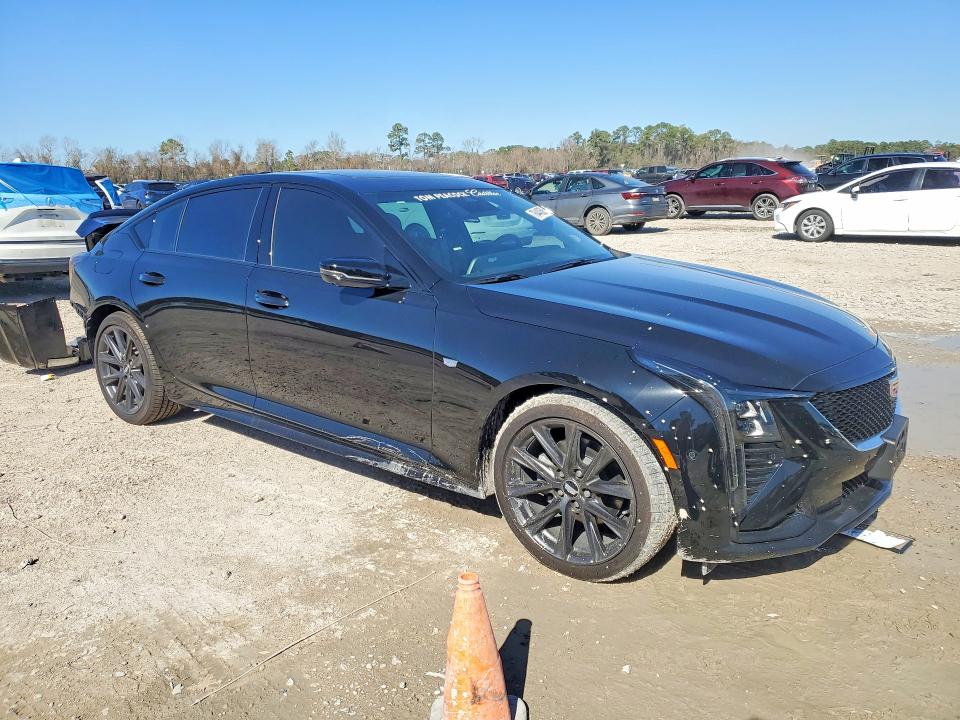 2026 Cadillac Ct5 VIN 1G6DP5RK9T0103665 COPART salvage auction — REAR END, Tx - Salvage Vehicle Title, sold $20,100 on 2026-07-28 (photo 4)