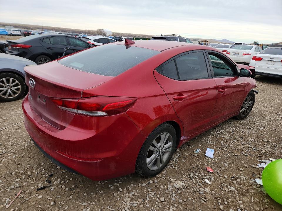 2017 Hyundai Elantra VIN KMHD84LF7HU142749 COPART salvage auction — FRONT END, Ga - Cert Of Title-Salvage, sold $350 on 2026-07-31 (photo 3)