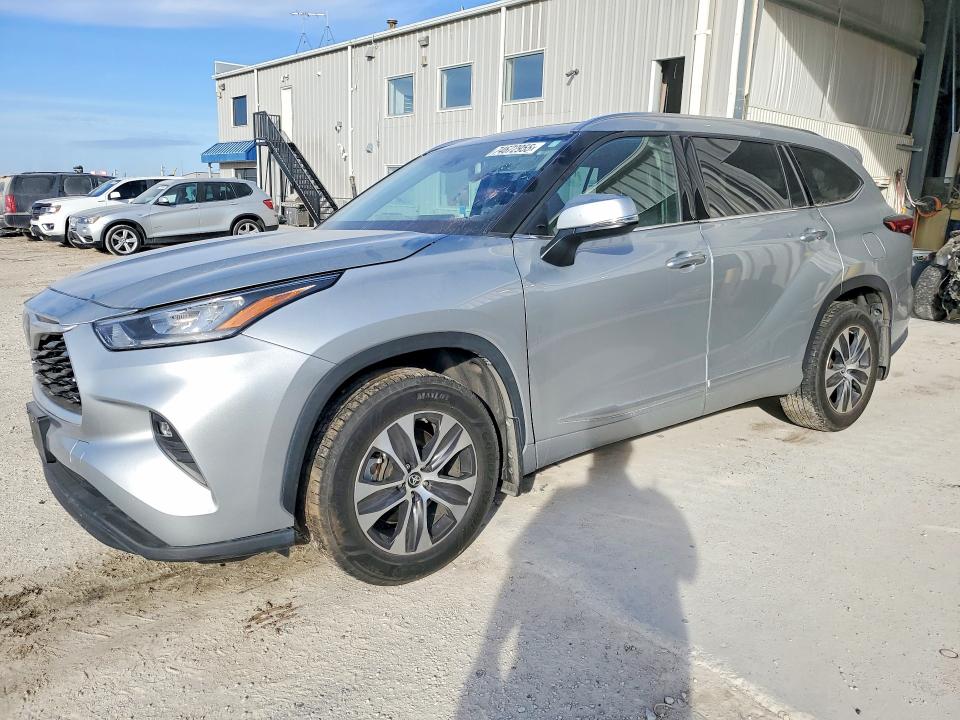 2020 Toyota Highlander VIN 5TDGZRBH5LS052639 COPART salvage auction — FRONT END, Ne - Cert Of Title-Salvage, sold $1,850 on 2026-07-21 (photo 1)