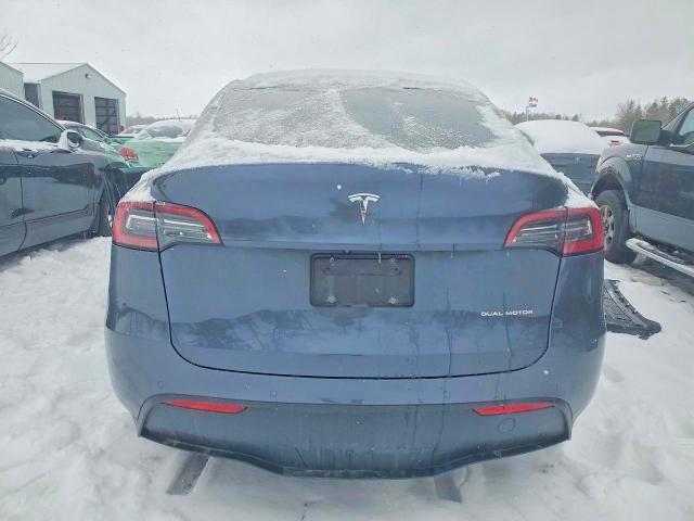 2022 Tesla Model y VIN 7SAYGDEE1NF510766 COPART salvage auction — SIDE, On - Permit Irrepairable, sold $13,800 on 2026-07-07 (photo 6)