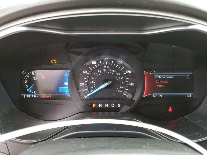 2019 Ford Fusion VIN 3FA6P0HD7KR179305 COPART salvage auction — FRONT END, Ca - Salvage Certificate, sold $1,150 on 2026-07-02 (photo 9)