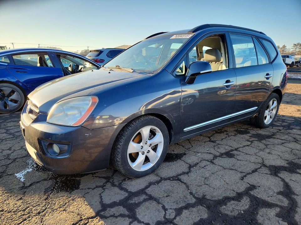 2008 Kia Rondo VIN KNAFG526487162525 COPART salvage auction — REAR END, CT - CERT OF TITLE-SALVAGE, sold $500 on 2026-07-14 (photo 1)