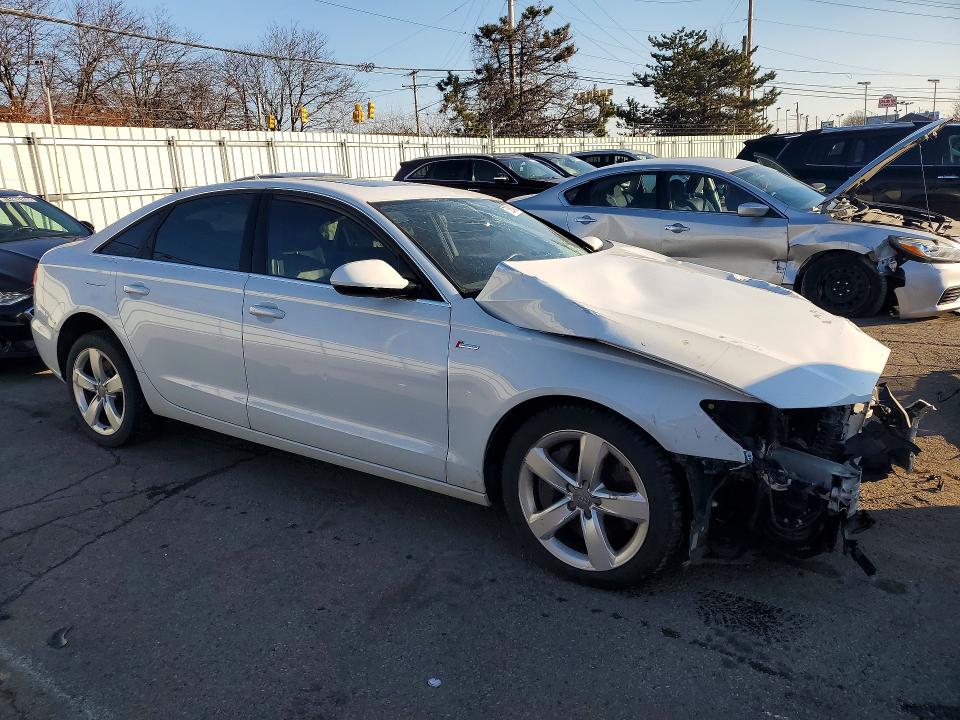 2012 Audi A6 VIN WAUGGAFC8CN137418 COPART salvage auction — FRONT END, Oh - Cert Of Title-Salvage, sold $425 on 2026-07-10 (photo 4)
