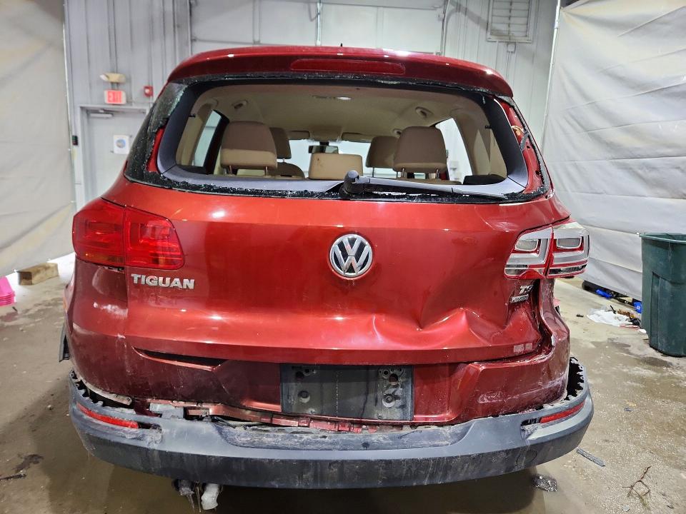 2016 Volkswagen Tiguan VIN WVGBV7AX3GW045712 COPART salvage auction — FRONT END, Nh - Cert Of Title-Salvage, sold $90 on 2026-07-28 (photo 6)