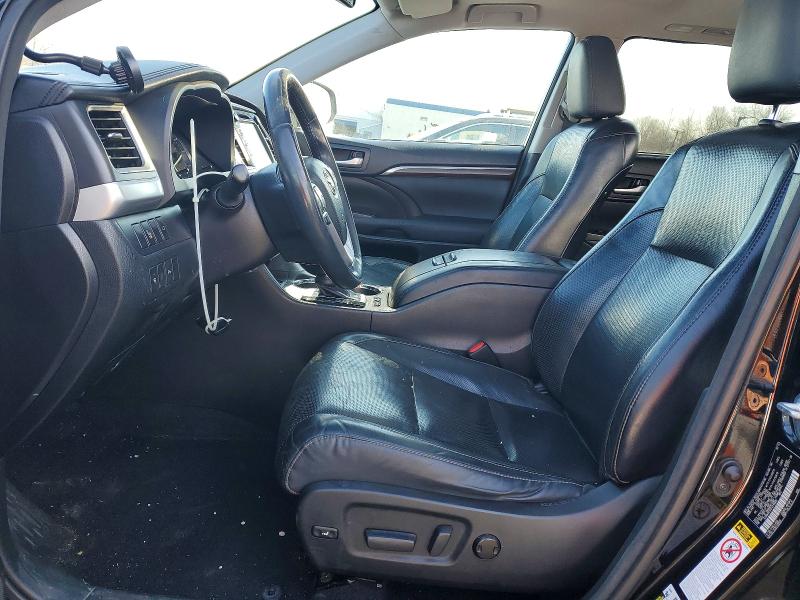 2015 Toyota Highlander VIN 5TDDKRFH1FS219990 COPART salvage auction — FRONT END, Nj - Cert Of Title-Salvage, sold $375 on 2026-07-24 (photo 7)