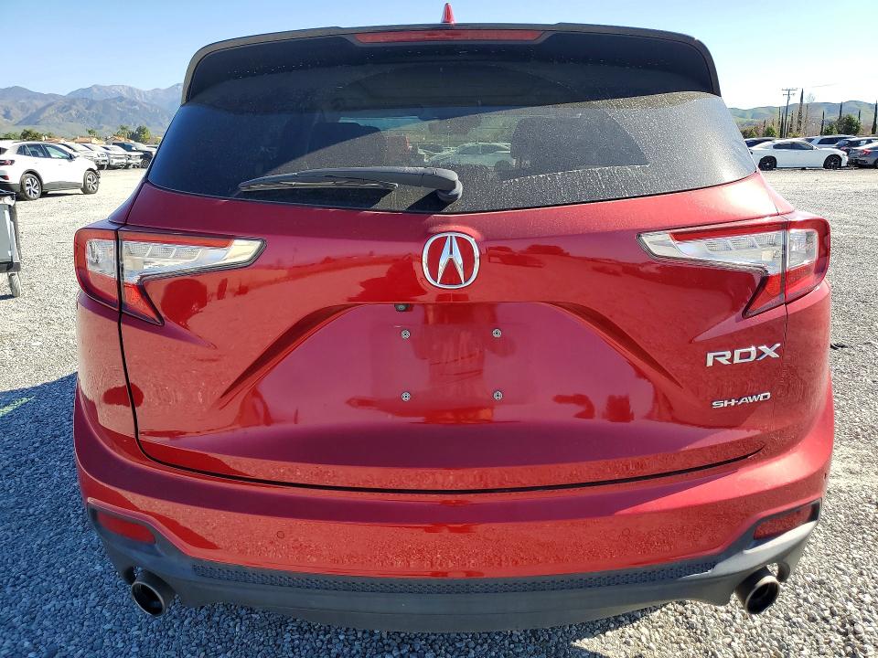 2020 Acura Rdx VIN 5J8TC2H5XLL017845 COPART salvage auction — REAR END, Ca - Salvage Certificate, sold $7,300 on 2026-07-22 (photo 6)