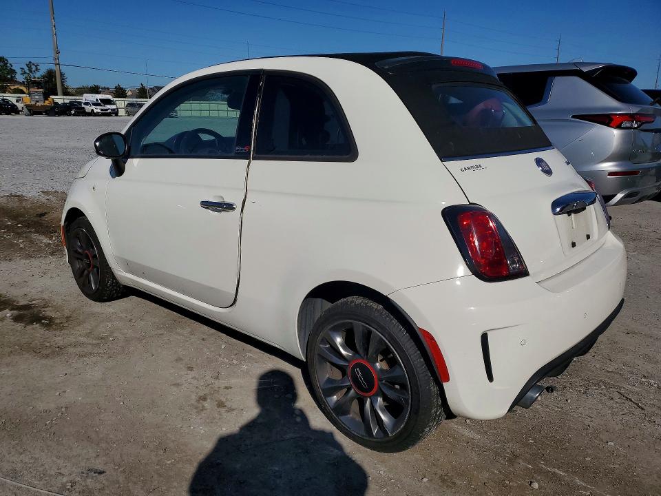 2018 Fiat 500 VIN 3C3CFFLH3JT412227 COPART salvage auction — SIDE, Fl - Cert Of Title Slvg Rebuildable, sold $1,350 on 2026-08-11 (photo 2)