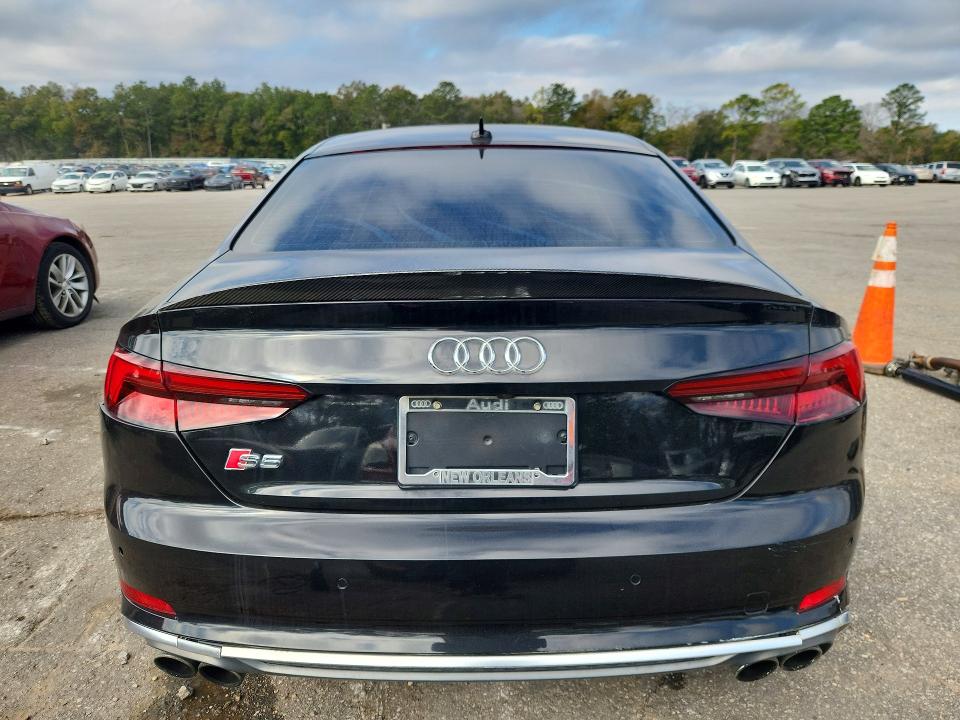 2018 Audi S5 VIN WAUP4AF57JA032447 COPART salvage auction — MINOR DENT/SCRATCHES, Al - Certificate Of Title (P), sold $8,900 on 2026-07-28 (photo 6)