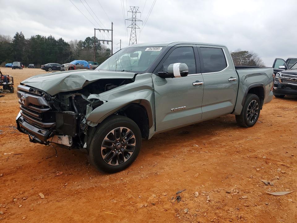 2025 Toyota Tundra VIN 5TFJA5DB7SX252591 COPART salvage auction — FRONT END, Nc - Salvage Certificate Of Title, sold $29,000 on 2026-07-06 (photo 1)