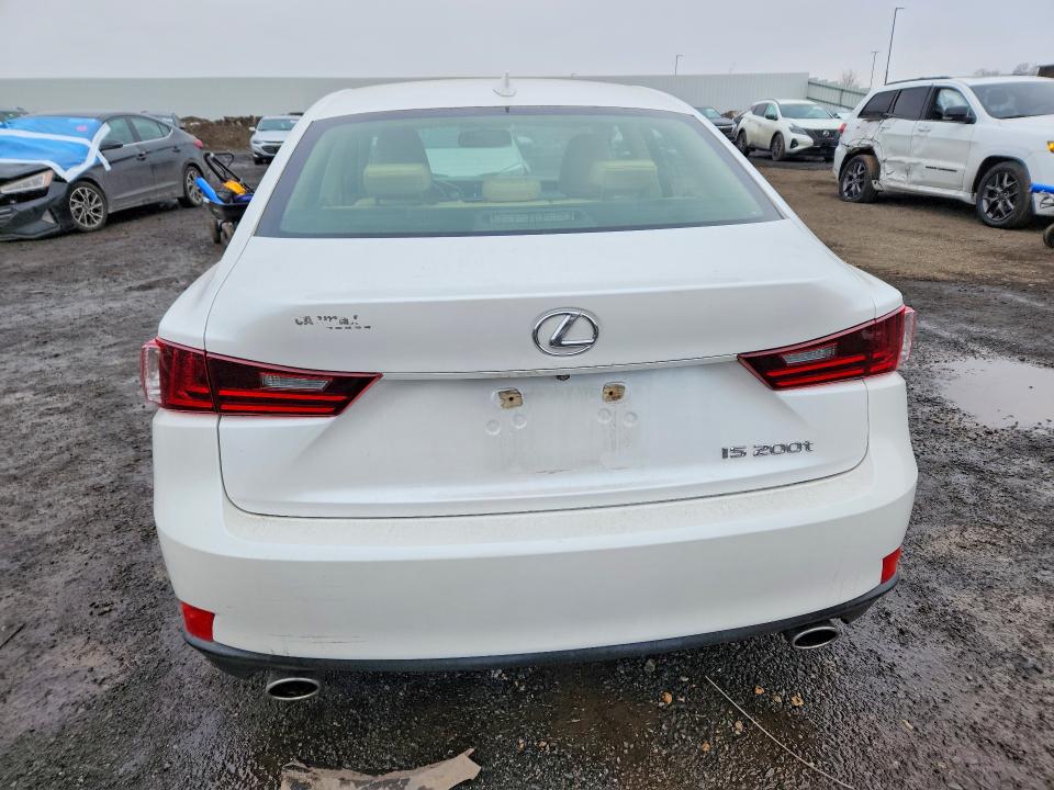 2016 Lexus Is VIN JTHBA1D22G5029051 COPART salvage auction — FRONT END, Md - Cert Of Salvage > 75% Damage, sold $4,350 on 2026-07-10 (photo 6)
