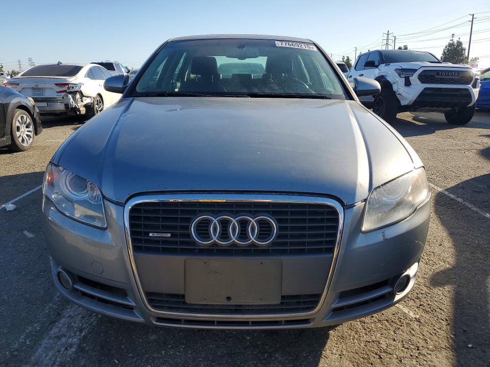 2007 Audi A4 VIN WAUDF78E27A032295 COPART salvage auction — MECHANICAL, Wa - Dis/Dlr/Exp Only Clean Title (P), sold $350 on 2026-07-07 (photo 5)