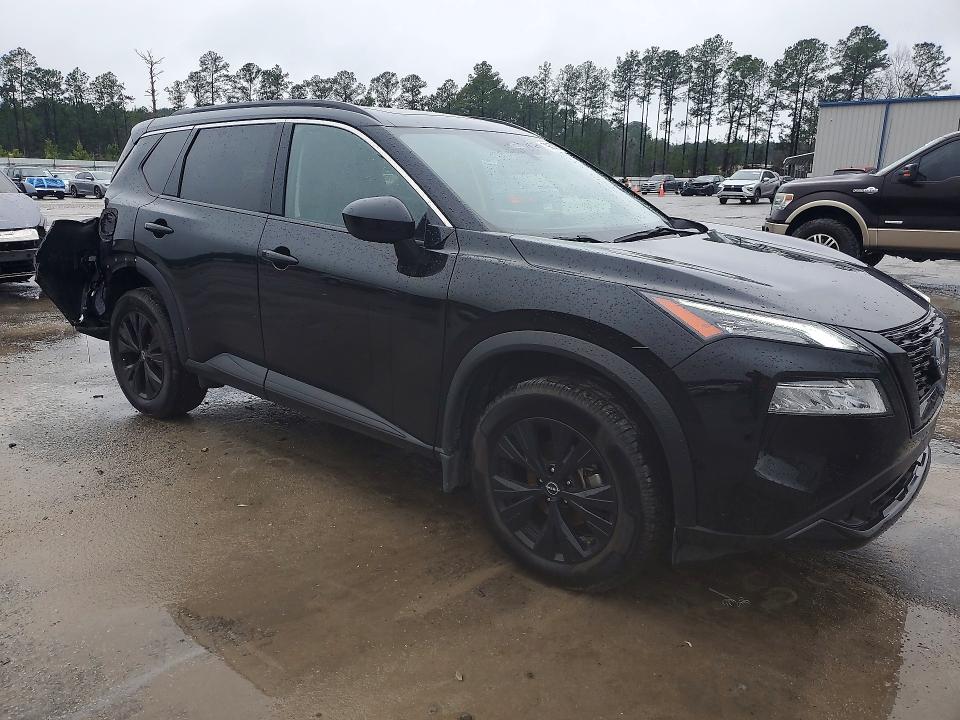 2023 Nissan Rogue VIN JN8BT3BA6PW013290 COPART salvage auction — REAR END, Sc - Cert Of Title-Salvage, sold $5,700 on 2026-07-20 (photo 4)