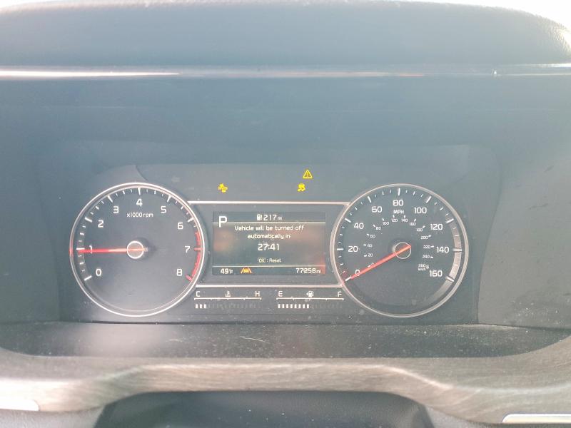 2023 Kia Sorento VIN 5XYRLDLCXPG164145 COPART salvage auction — FRONT END, Mi - Certificate Of Title, sold $8,500 on 2026-07-08 (photo 9)
