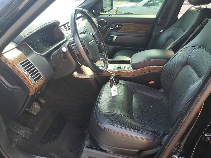 2019 Land rover RANGE ROVER VIN SALGS2SV5KA528796 COPART salvage auction — FRONT END, Sc - Cert Of Title-Salvage, sold $3,200 on 2026-07-28 (photo 7)