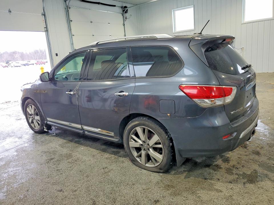 2013 Nissan Pathfinder VIN 5N1AR2MM4DC662067 COPART salvage auction — MINOR DENT/SCRATCHES, Oh - Certificate Of Title, sold $825 on 2026-07-09 (photo 2)