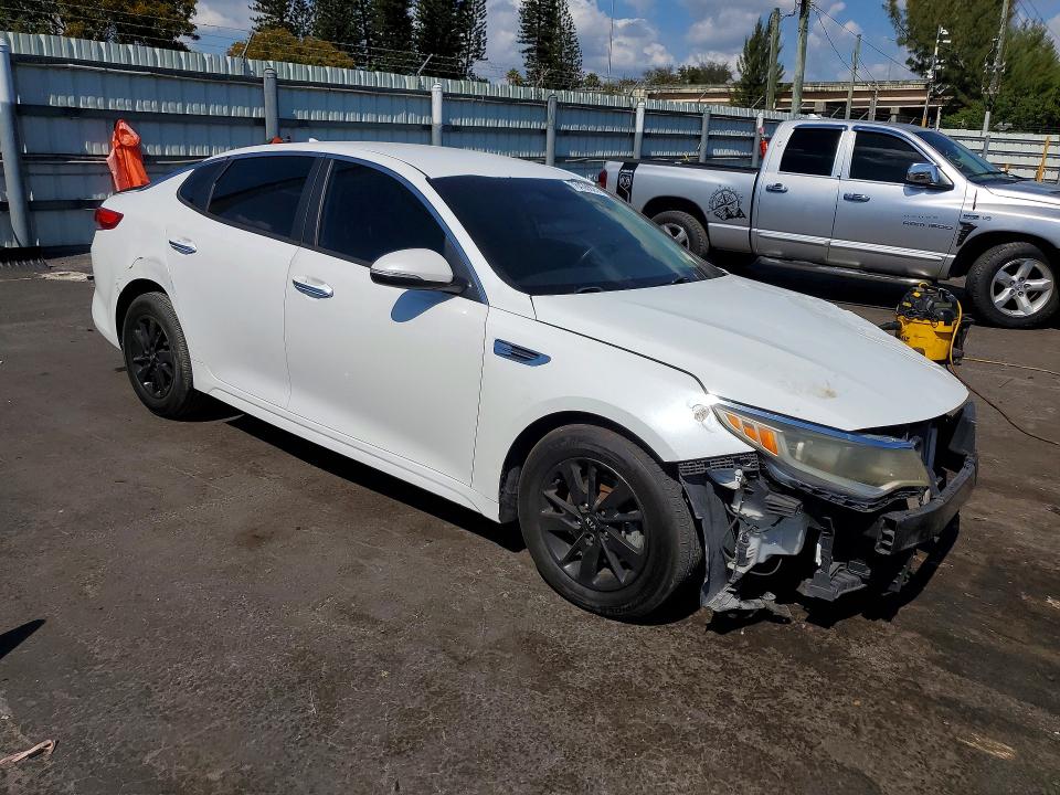 2016 Kia Optima VIN 5XXGT4L10GG104997 COPART salvage auction — FRONT END, Fl - Certificate Of Destruction, sold $800 on 2026-07-06 (photo 4)
