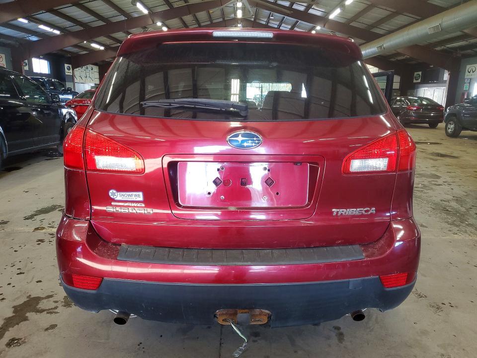 2011 Subaru Tribeca VIN 4S4WX9HDXB4403394 COPART salvage auction — FRONT END, Vt - Certificate Of Title, sold $975 on 2026-07-09 (photo 6)