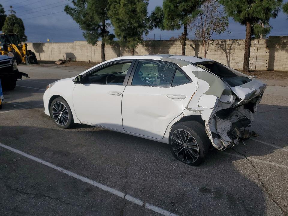 2015 Toyota Corolla VIN 5YFBURHE1FP347031 COPART salvage auction — REAR END, Id - Salvage Certificate Of Title, sold $200 on 2026-07-28 (photo 2)