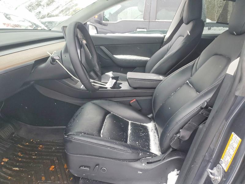 2022 Tesla Model y VIN 7SAYGDEE1NF510766 COPART salvage auction — SIDE, On - Permit Irrepairable, sold $13,800 on 2026-07-07 (photo 7)