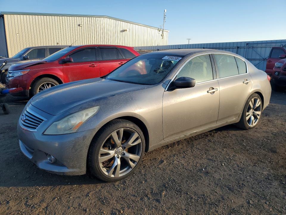 2013 Infiniti G VIN JN1CV6AR4DM766104 COPART salvage auction — MINOR DENT/SCRATCHES, Md - Cert Of Salvage > 75% Damage, sold $1,150 on 2026-07-31 (photo 1)