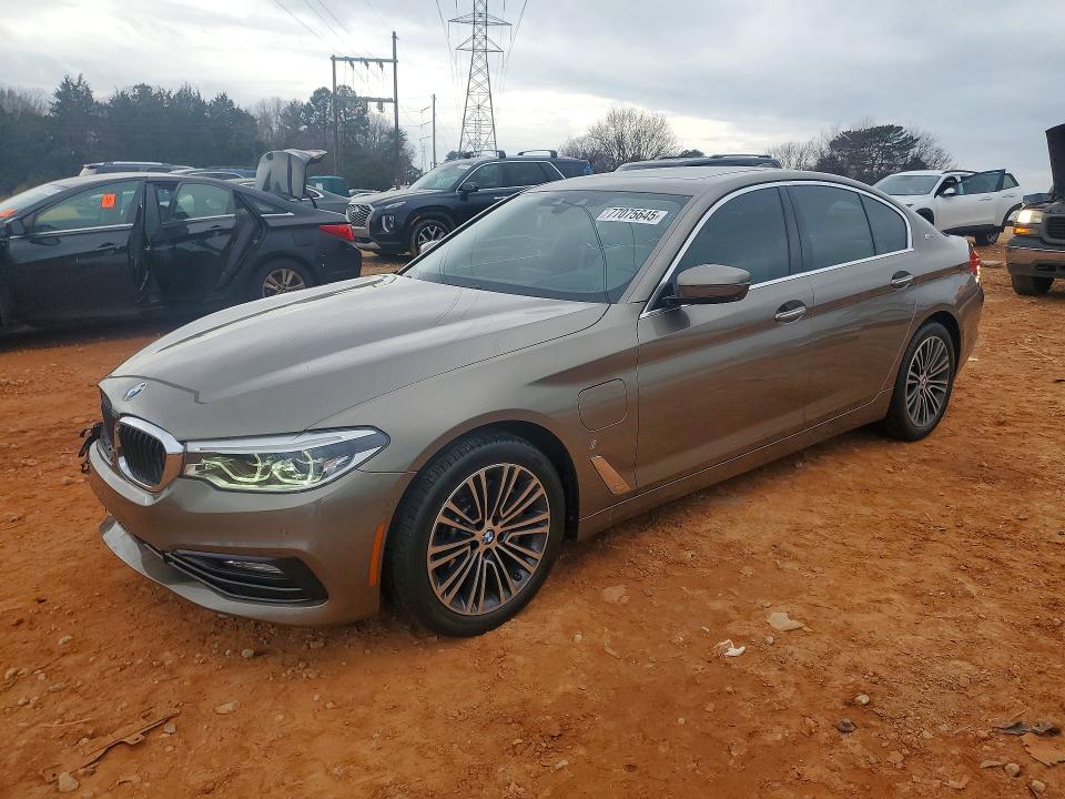 2018 BMW 5 series VIN WBAJB1C58JB374757 COPART salvage auction — FRONT END, NC - SALVAGE CERTIFICATE OF TITLE, sold $13,500 on 2026-07-27 (photo 1)
