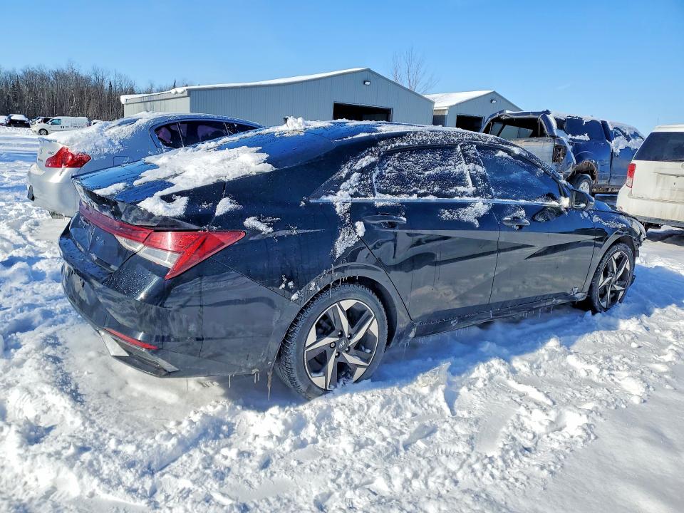2021 Hyundai Elantra VIN KMHLN4AG2MU100581 COPART salvage auction — FRONT END, On - Permit Salvage, sold $200 on 2026-07-21 (photo 3)