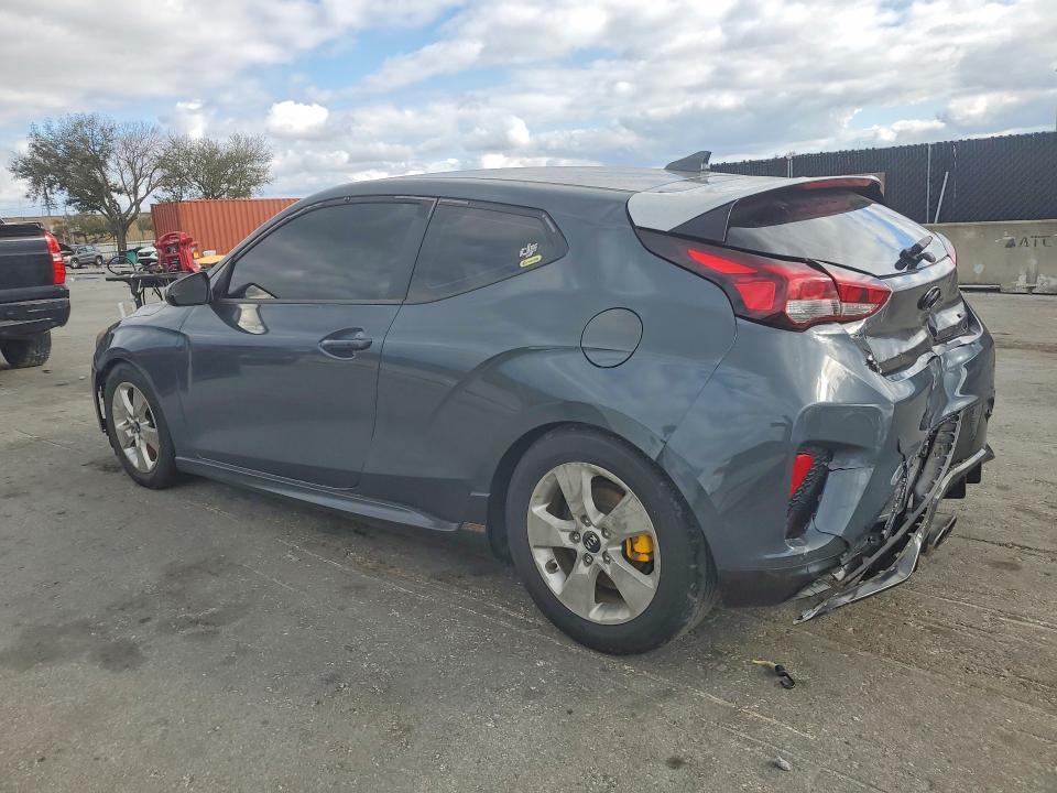 2019 Hyundai Veloster VIN KMHTH6AB7KU007141 COPART salvage auction — REAR END, Salvage Title, sold $1,500 on 2026-07-15 (photo 2)