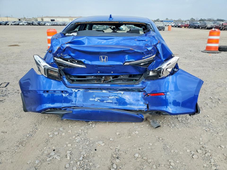 2024 Honda Civic VIN 2HGFE2F58RH552124 COPART salvage auction — REAR END, Tx - Salvage Vehicle Title, sold $4,700 on 2026-07-02 (photo 6)